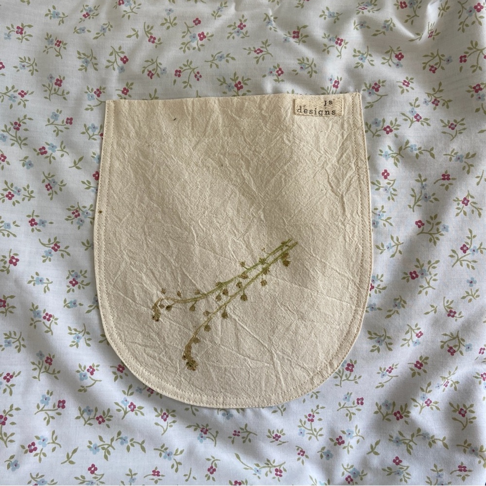 Colorblock Linen and Cotton Tote Bag - Picture 7 of 9